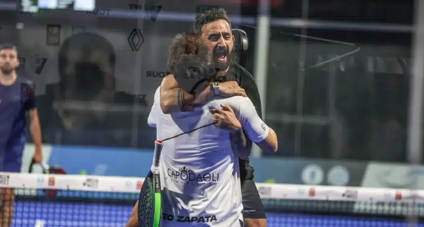 Cyril Hanouna dans les bras de Téo Zapata | Padel Magazine hanouna zapata