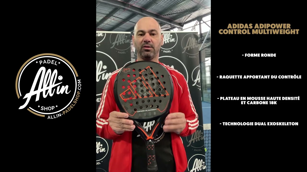 découvrez l'adidas adipower control multiweight chez all in padel shop!