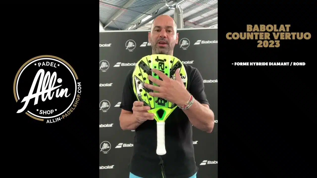 découvrez le babolat counter vertuo 2023 chez all in padel