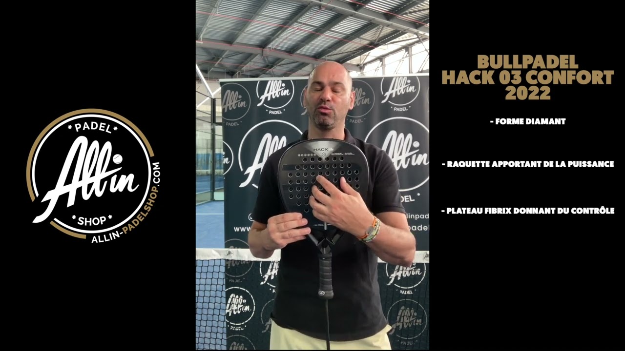 découvrez le confort ultime avec le bullpadel hack 03 chez
