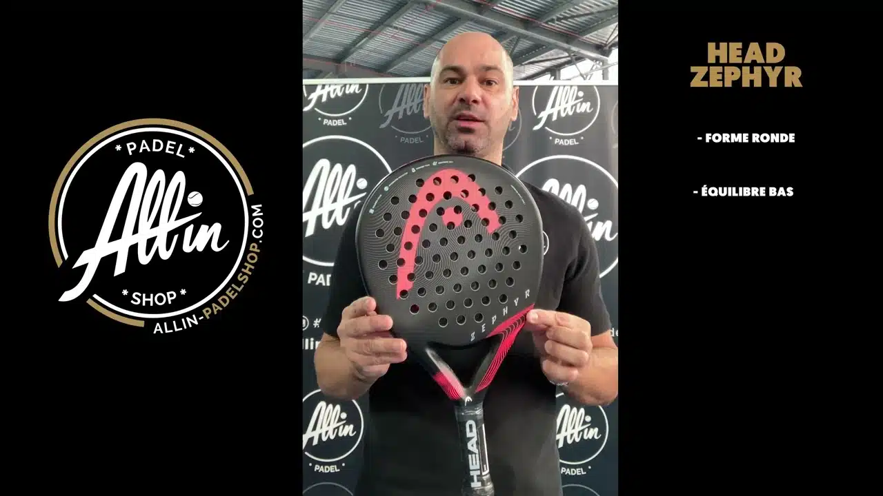 découvrez le head zephyr chez all in padel shop