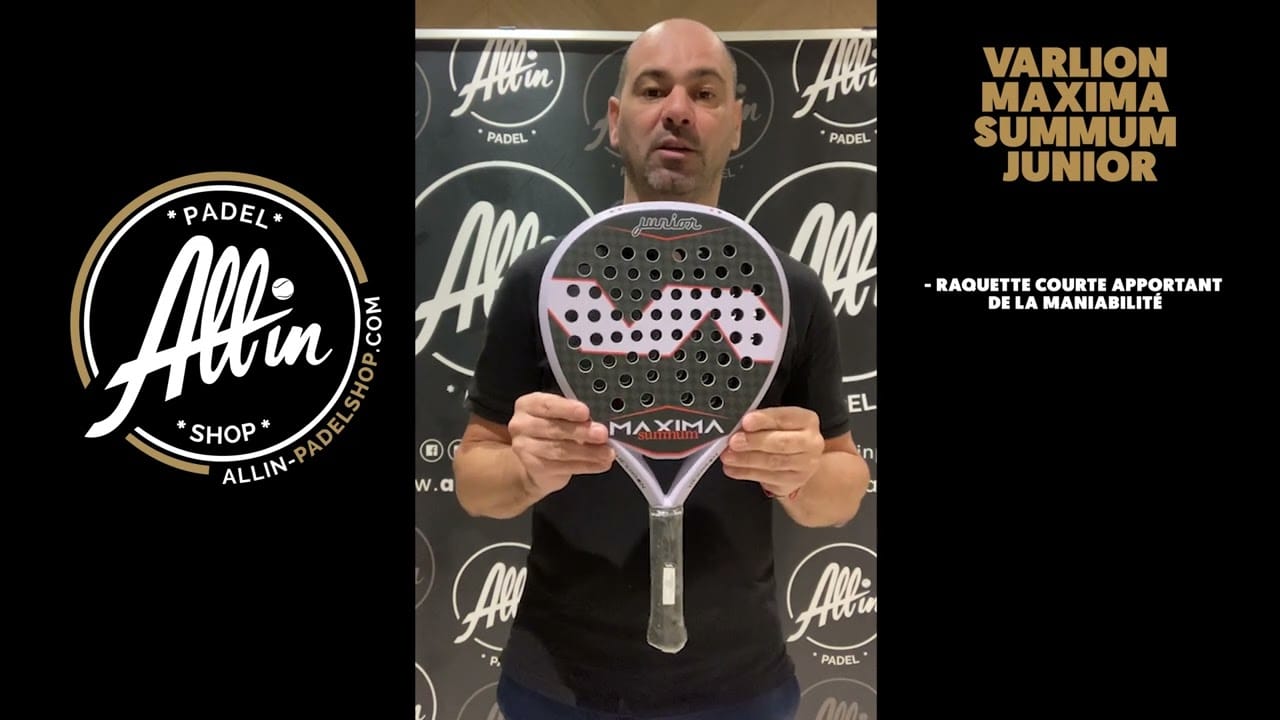 découvrez le padel avec la raquette varlion maxima summum junior