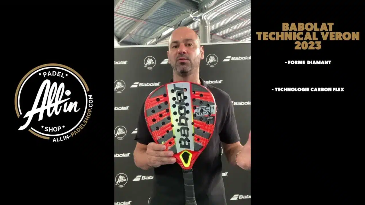 découvrez le padel avec le babolat technical veron 2023 du