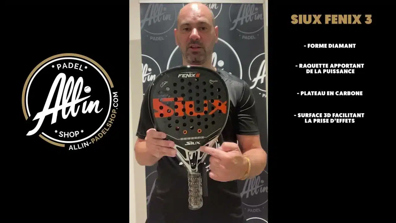 découvrez le siux fenix 3 chez all in padel shop