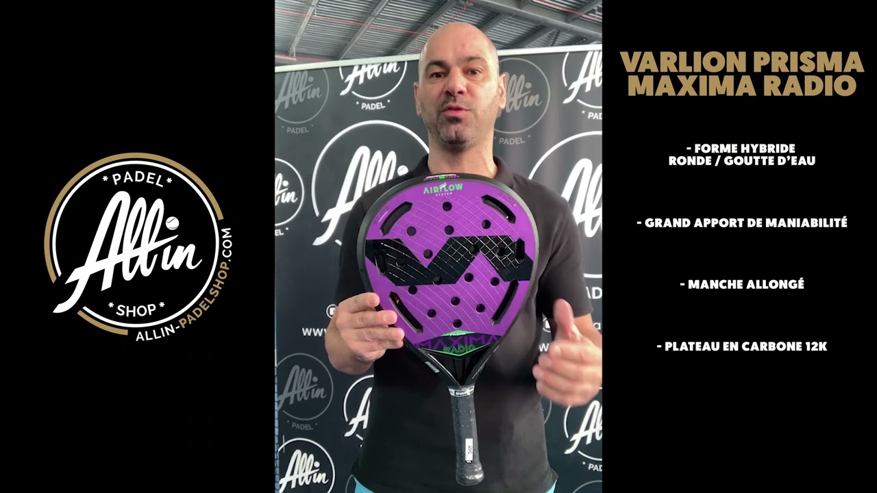 découvrez le varlion prisma maxima radio chez all in padel