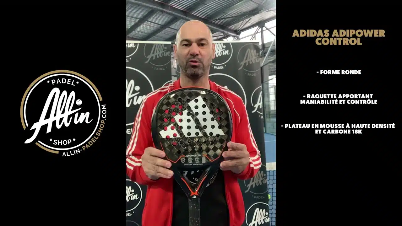 découvrez l'incroyable adidas adipower control à all in padel shop!