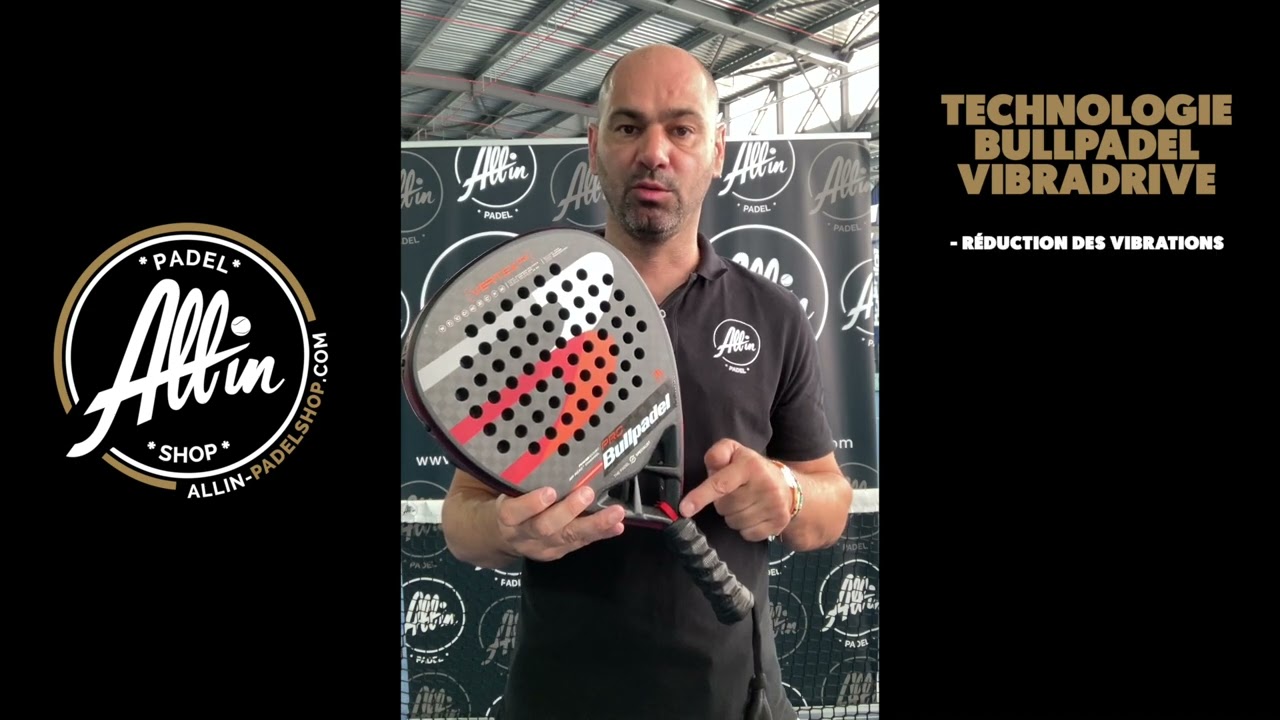 discover bullpadel's vibradrive technology at all in padel shop!