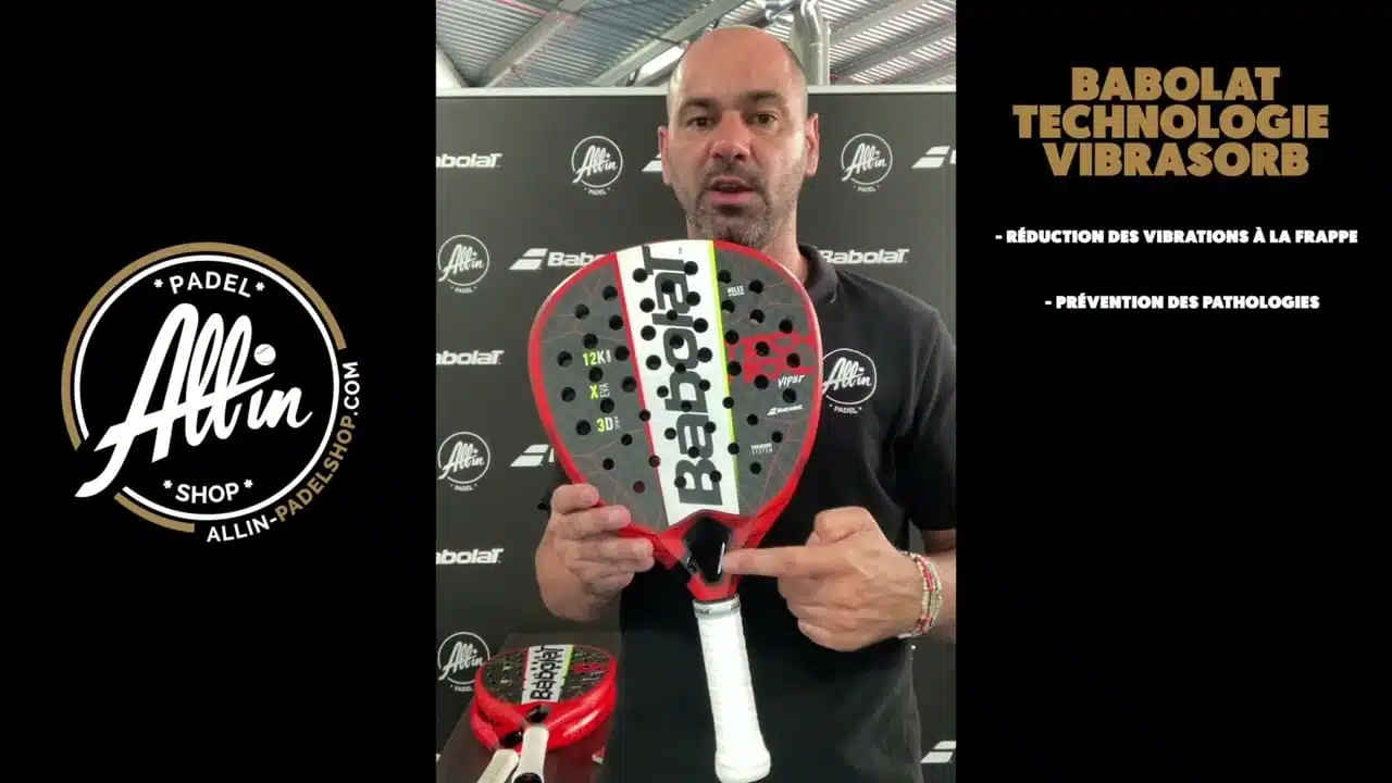 discover the babolat vibrasorb technology at all in padel shop