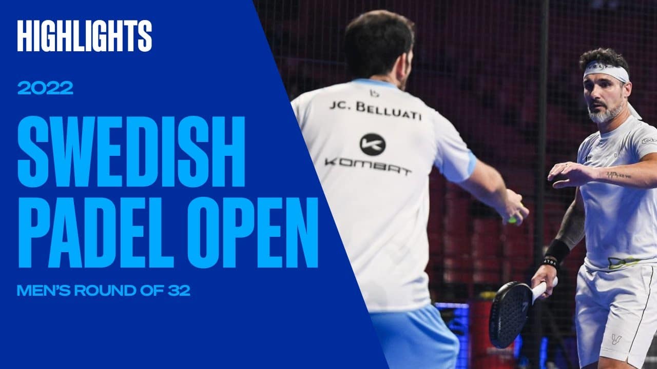 Revivez le Tour de 32 du Swedish Padel Open 2022 les moments forts en vidéo ! VivelePadel